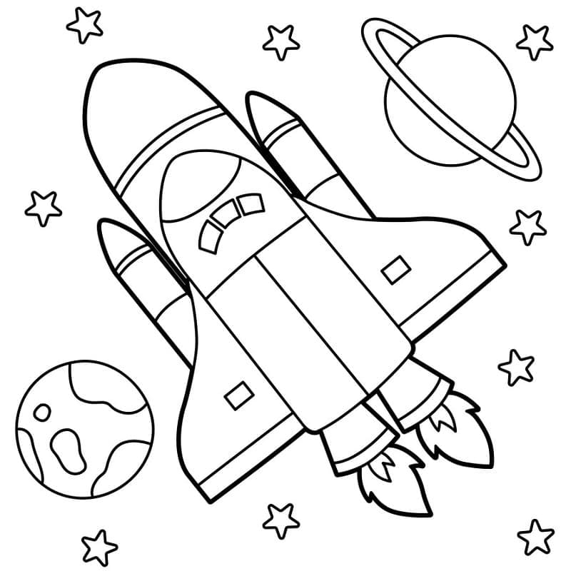 Free printable Rocket coloring page #177556 from Transportation collection