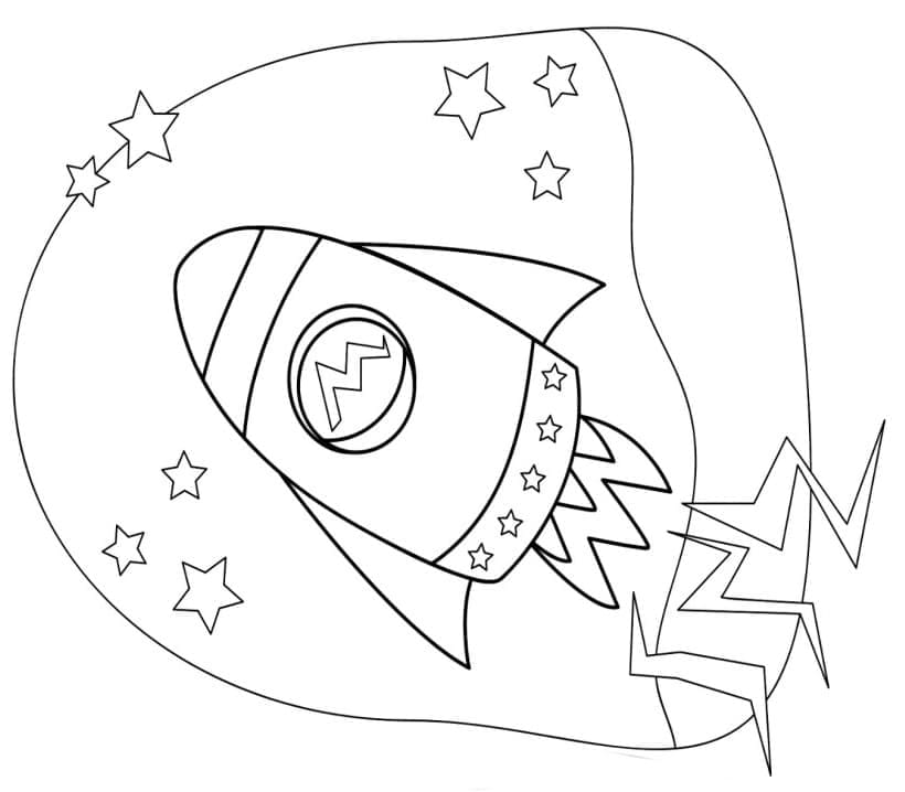 Free printable Rocket coloring page #177558 from Transportation collection Free printable Rocket coloring page #177558 from Transportation collection