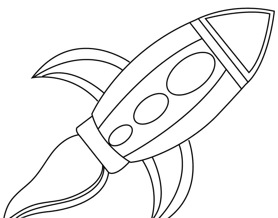 Free printable Rocket coloring page #177562 from Transportation collection