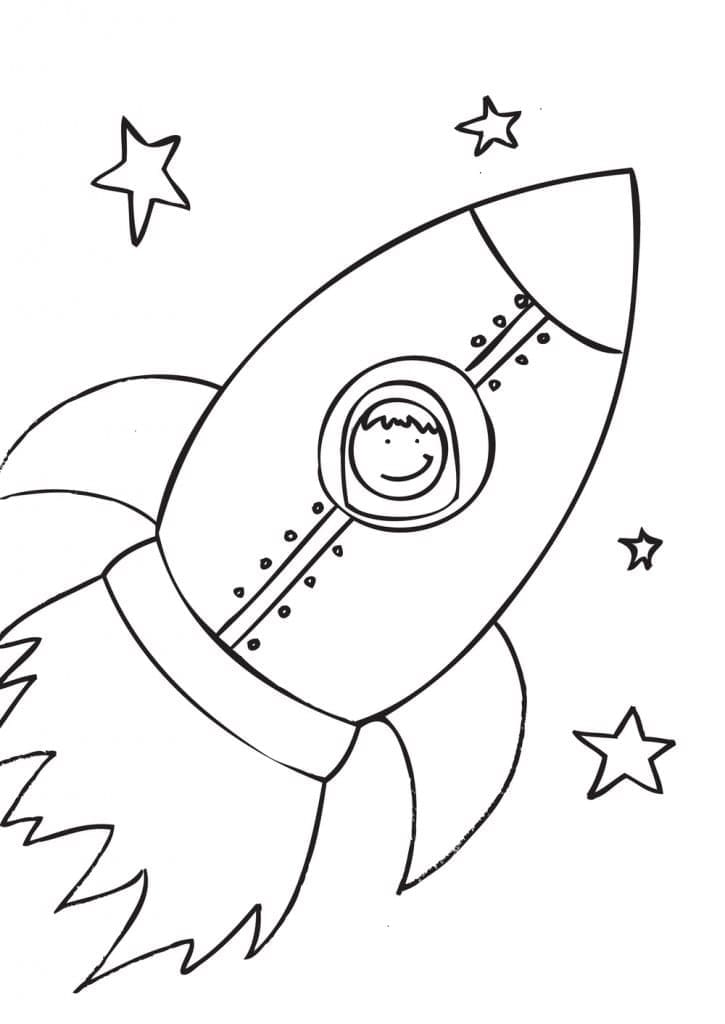 Free printable Rocket coloring page #177565 from Transportation collection