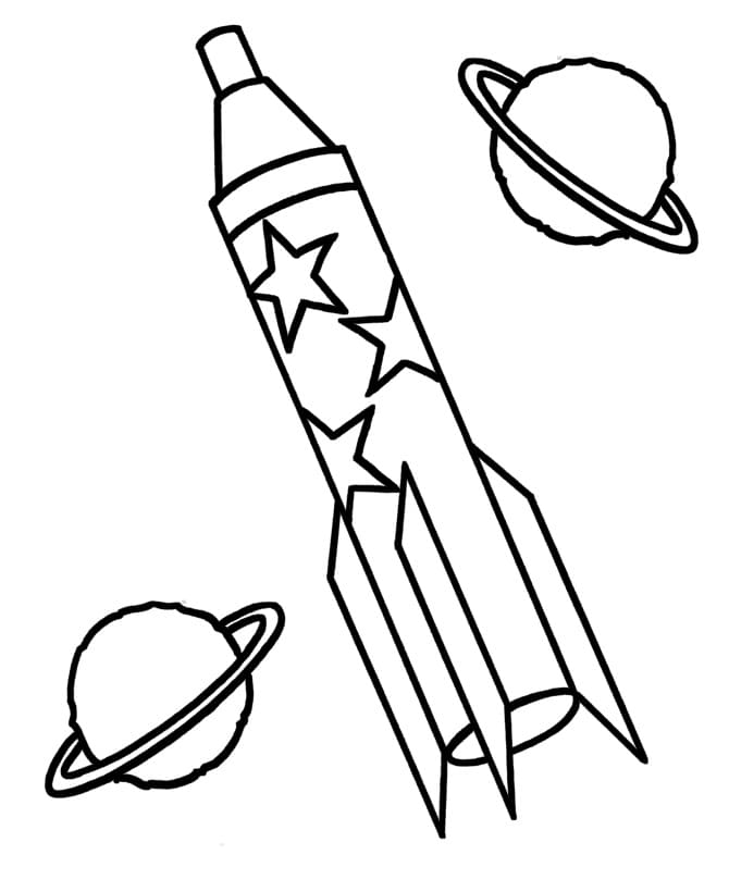 Free printable Rocket coloring page #177572 from Transportation collection