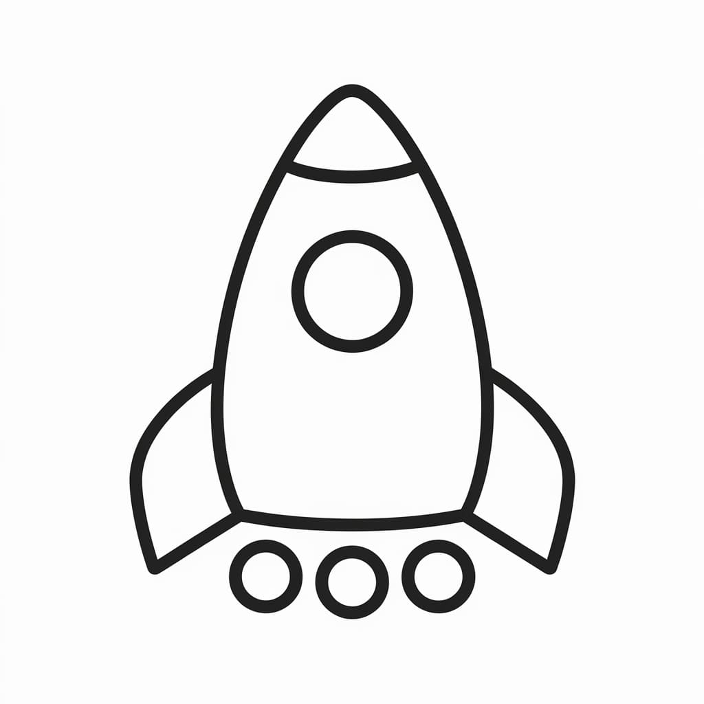 Free printable Rocket coloring page #218006 from Transportation collection