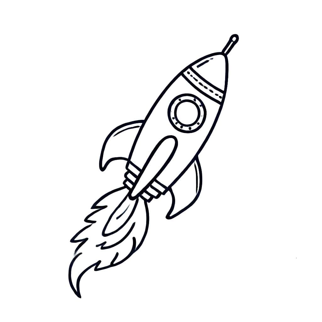 Free printable Rocket coloring page #218007 from Transportation collection