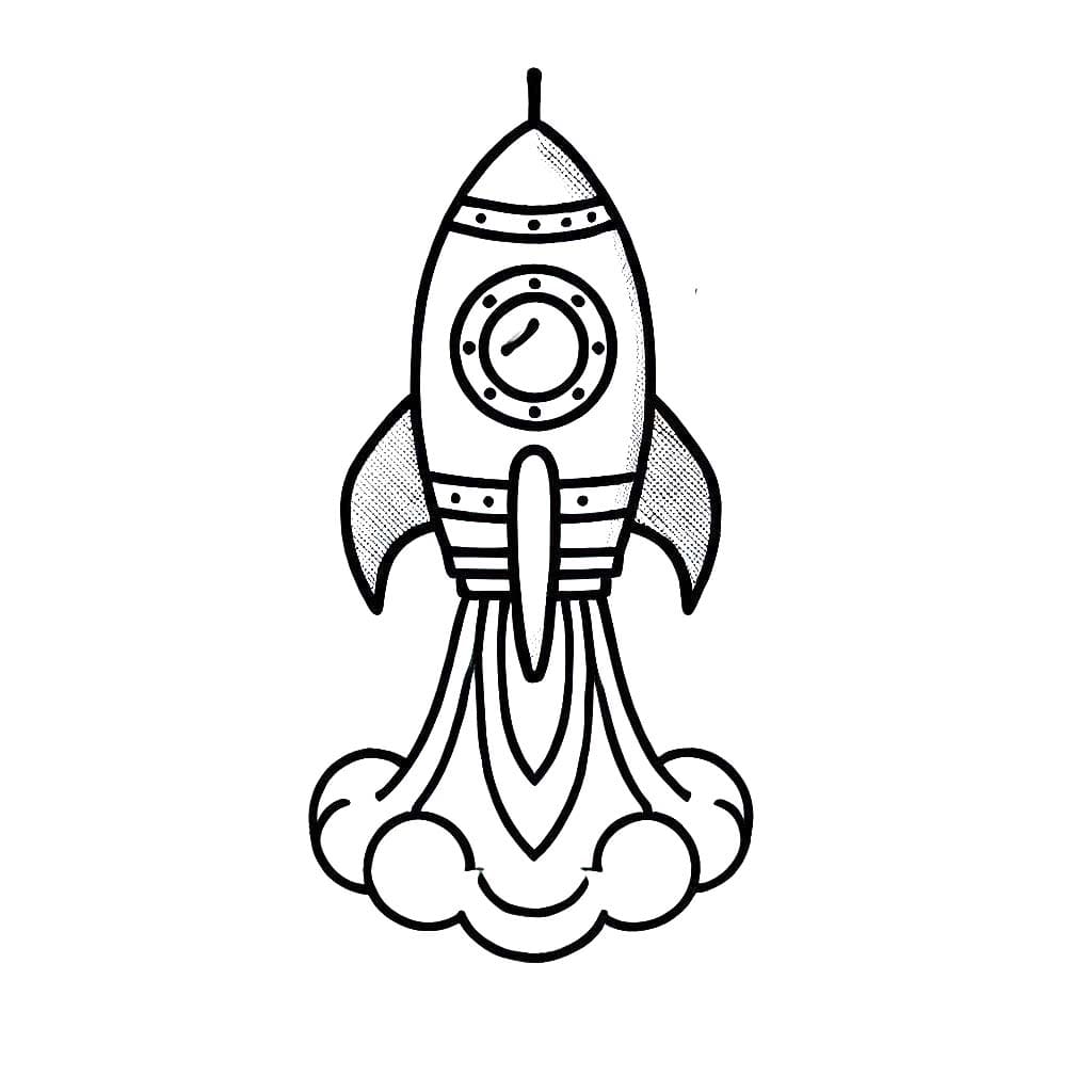 Free printable Rocket coloring page #218010 from Transportation collection