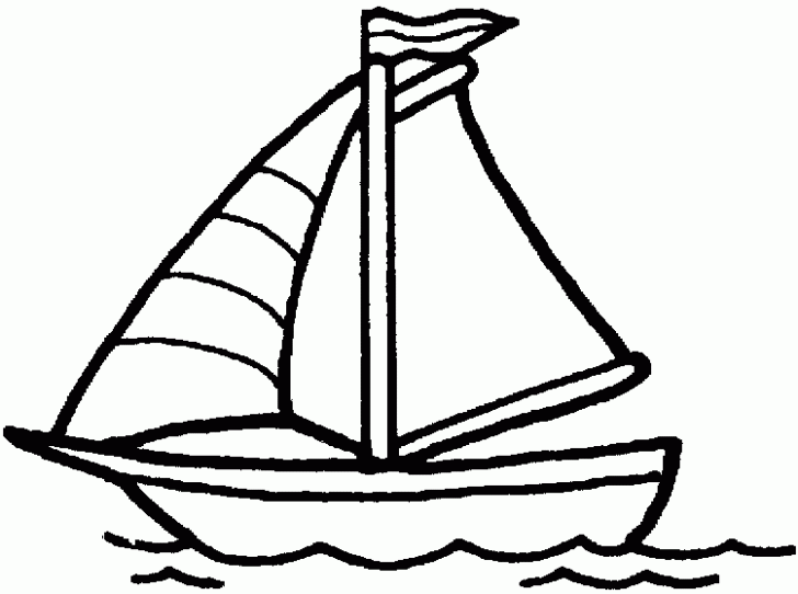 Coloring page: Sailboat (Transportation) #143567 - Free Printable Coloring Pages