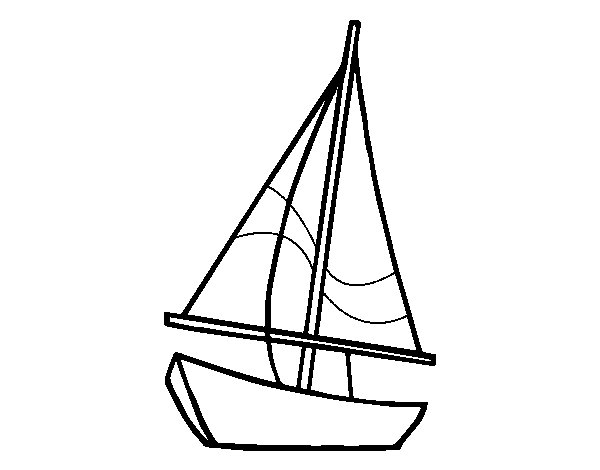 Coloring page: Sailboat (Transportation) #143587 - Free Printable Coloring Pages