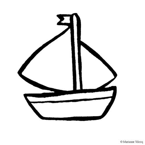 Coloring page: Sailboat (Transportation) #143589 - Free Printable Coloring Pages