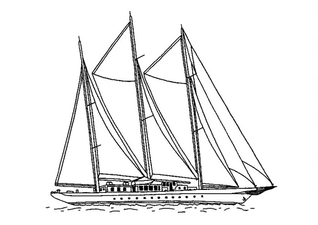 Coloring page: Sailboat (Transportation) #143591 - Free Printable Coloring Pages