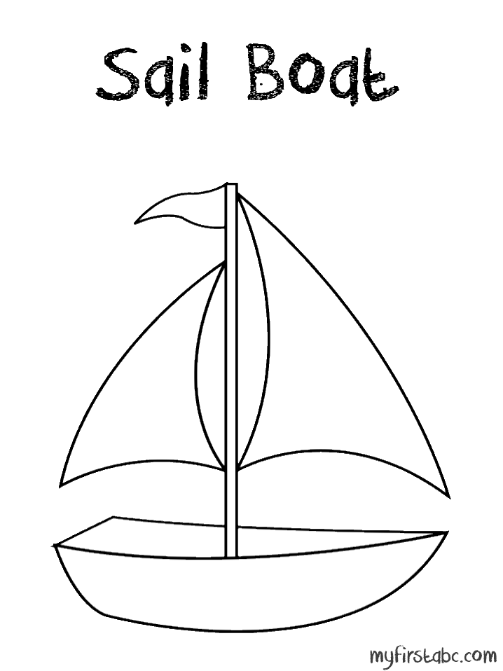 Coloring page: Sailboat (Transportation) #143601 - Free Printable Coloring Pages