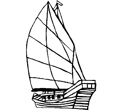 Coloring page: Sailboat (Transportation) #143605 - Free Printable Coloring Pages