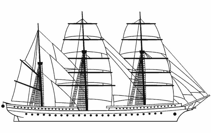 Coloring page: Sailboat (Transportation) #143617 - Free Printable Coloring Pages