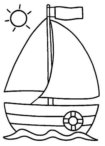 Coloring page: Sailboat (Transportation) #143635 - Free Printable Coloring Pages