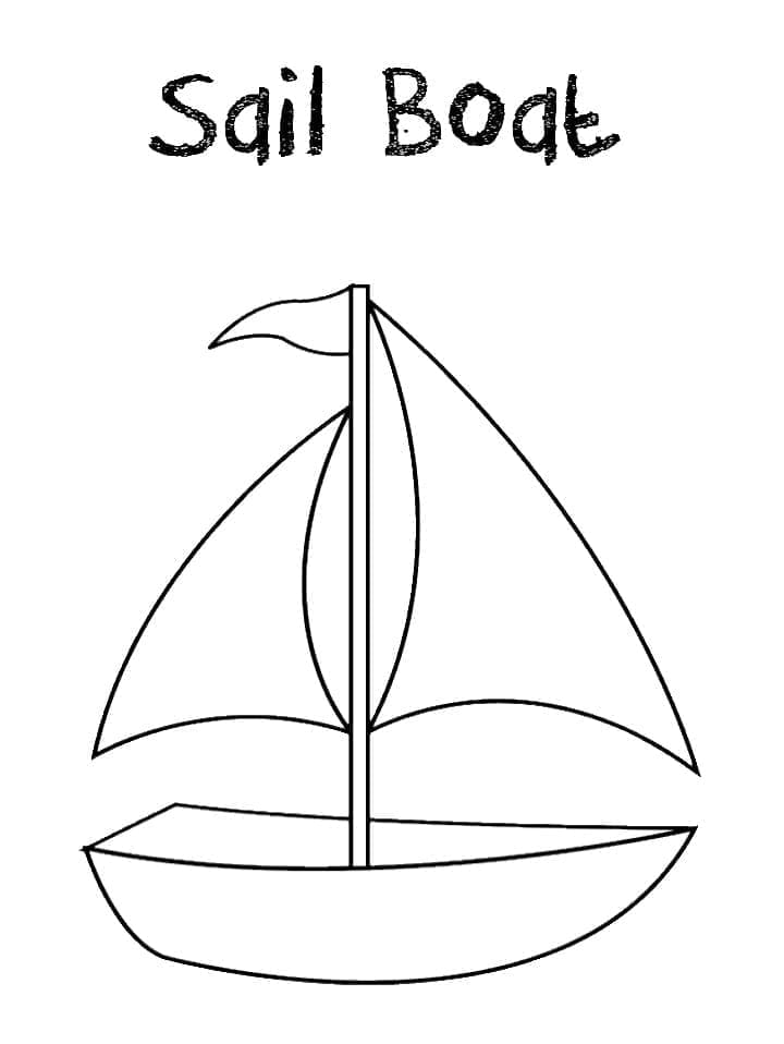 Free printable Sailboat coloring page #205070 from Transportation collection