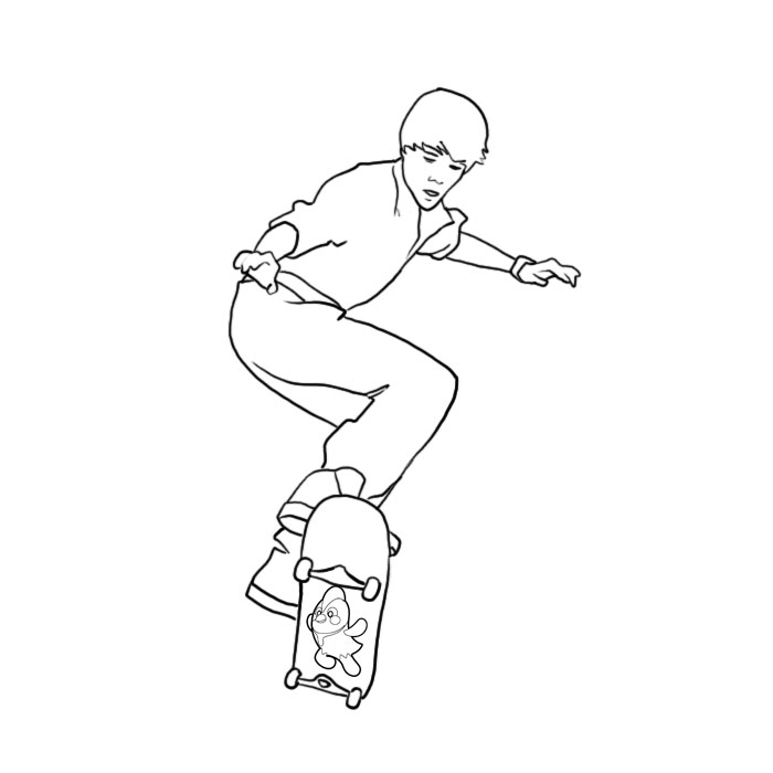 Coloring page: Skateboard (Transportation) #139281 - Free Printable Coloring Pages