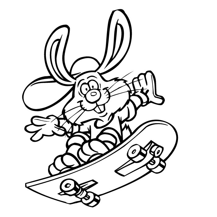 Coloring page: Skateboard (Transportation) #139310 - Free Printable Coloring Pages