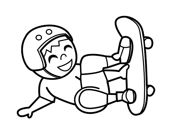 Coloring page: Skateboard (Transportation) #139319 - Free Printable Coloring Pages