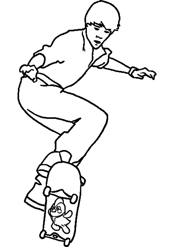 Coloring page: Skateboard (Transportation) #139323 - Free Printable Coloring Pages
