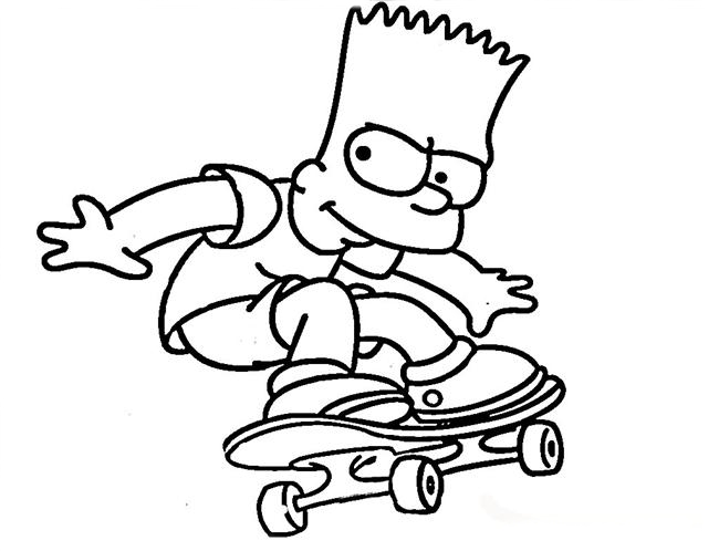 Coloring page: Skateboard (Transportation) #139378 - Free Printable Coloring Pages
