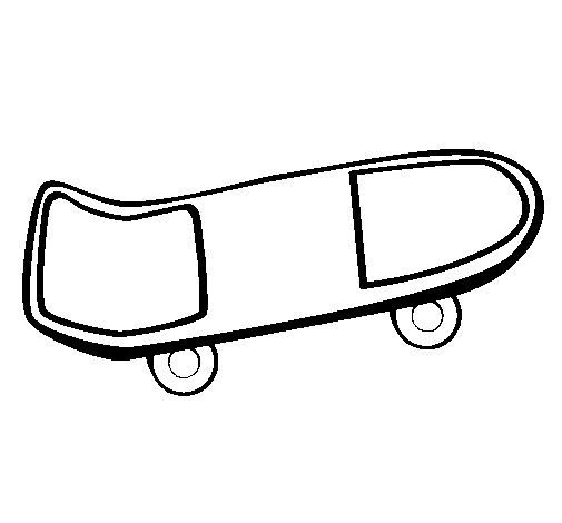 Coloring page: Skateboard (Transportation) #139382 - Free Printable Coloring Pages