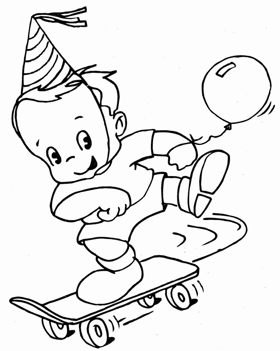 Coloring page: Skateboard (Transportation) #139396 - Free Printable Coloring Pages