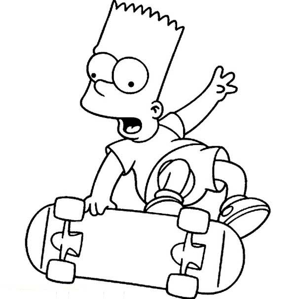 Coloring page: Skateboard (Transportation) #139464 - Free Printable Coloring Pages
