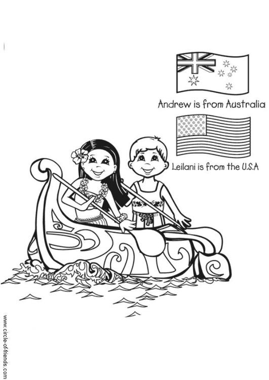 Coloring page: Small boat / Canoe (Transportation) #142188 - Free Printable Coloring Pages