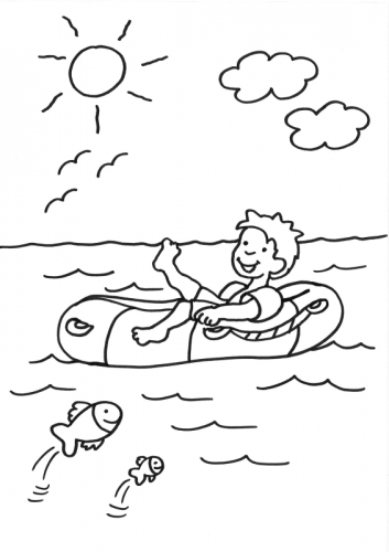Coloring page: Small boat / Canoe (Transportation) #142199 - Free Printable Coloring Pages