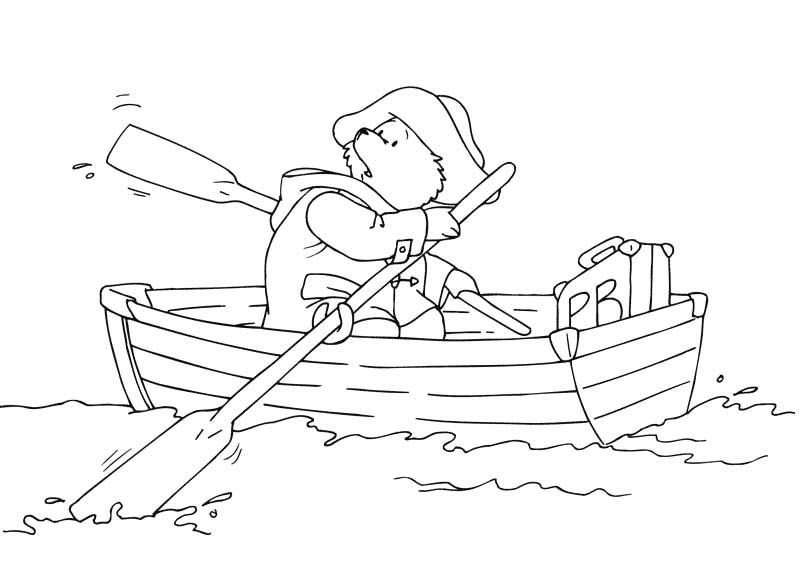 Coloring page: Small boat / Canoe (Transportation) #142319 - Free Printable Coloring Pages