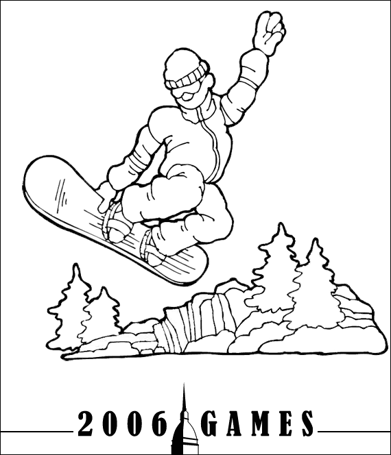 Coloring page: Snowboard (Transportation) #143799 - Free Printable Coloring Pages