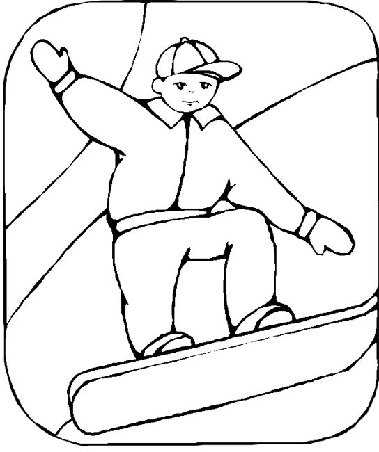 Coloring page: Snowboard (Transportation) #143820 - Free Printable Coloring Pages