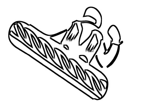 Coloring page: Snowboard (Transportation) #143835 - Free Printable Coloring Pages