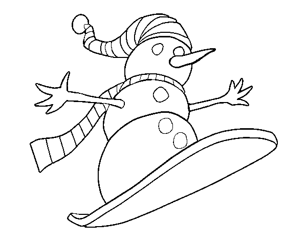 Coloring page: Snowboard (Transportation) #143871 - Free Printable Coloring Pages