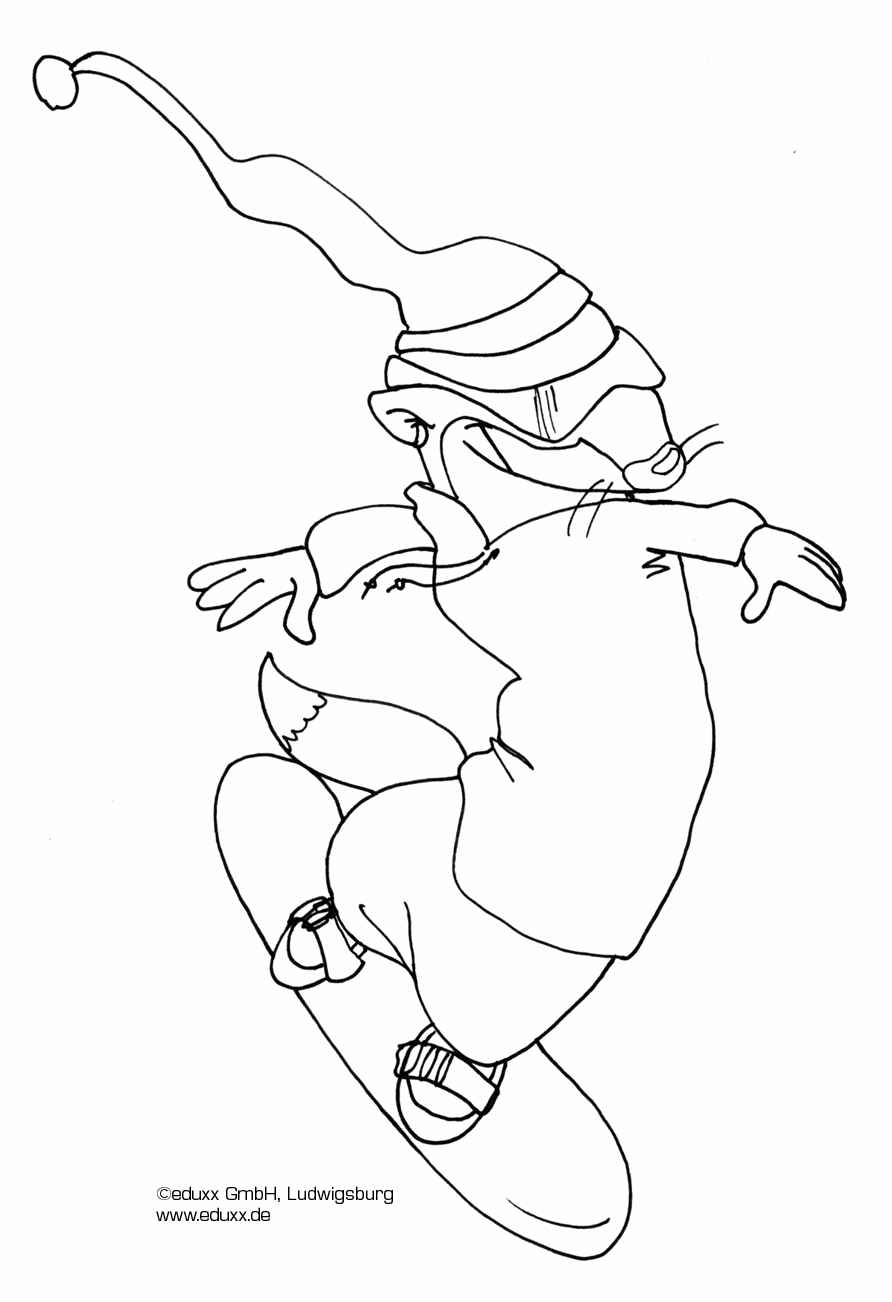 Coloring page: Snowboard (Transportation) #143877 - Free Printable Coloring Pages