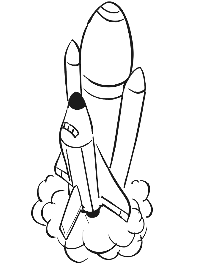 Coloring page: Spaceship (Transportation) #140316 - Free Printable Coloring Pages