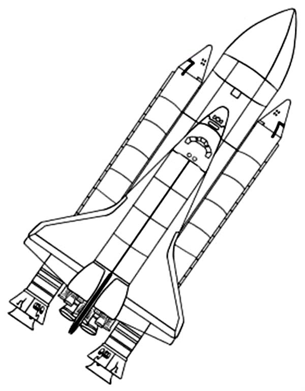 Drawing Spaceship #140451 (Transportation) – Printable coloring pages