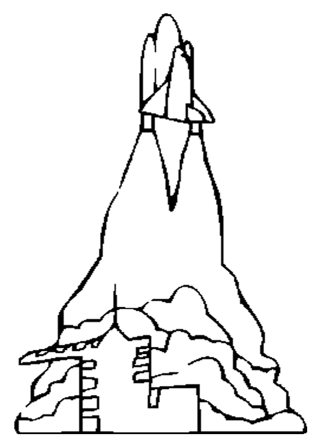 Coloring page: Spaceship (Transportation) #140459 - Free Printable Coloring Pages