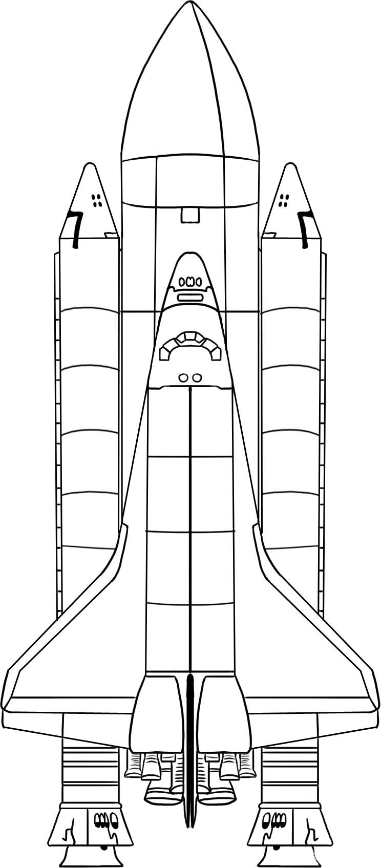 Coloring page: Spaceship (Transportation) #140462 - Free Printable Coloring Pages