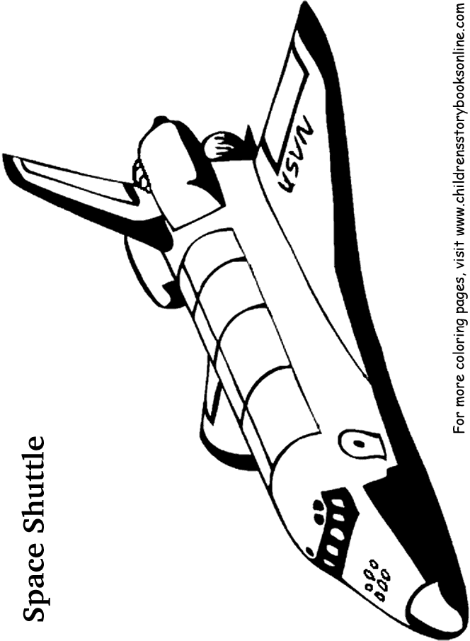 Coloring page: Spaceship (Transportation) #140466 - Free Printable Coloring Pages