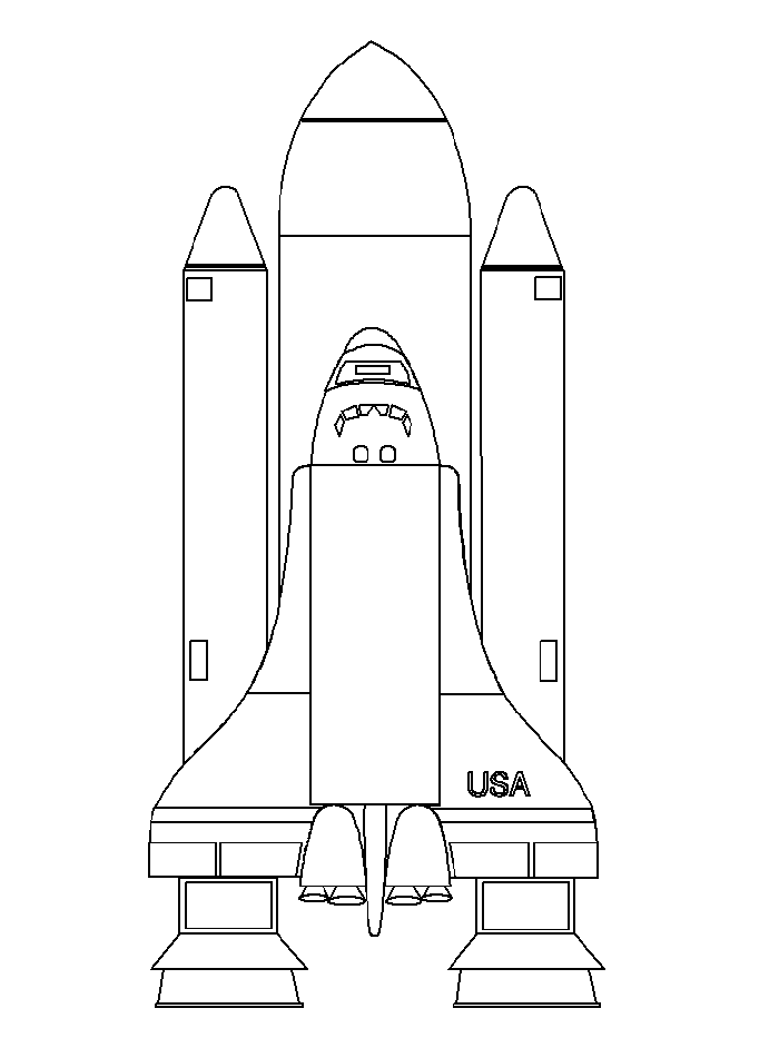 Coloring page: Spaceship (Transportation) #140499 - Free Printable Coloring Pages