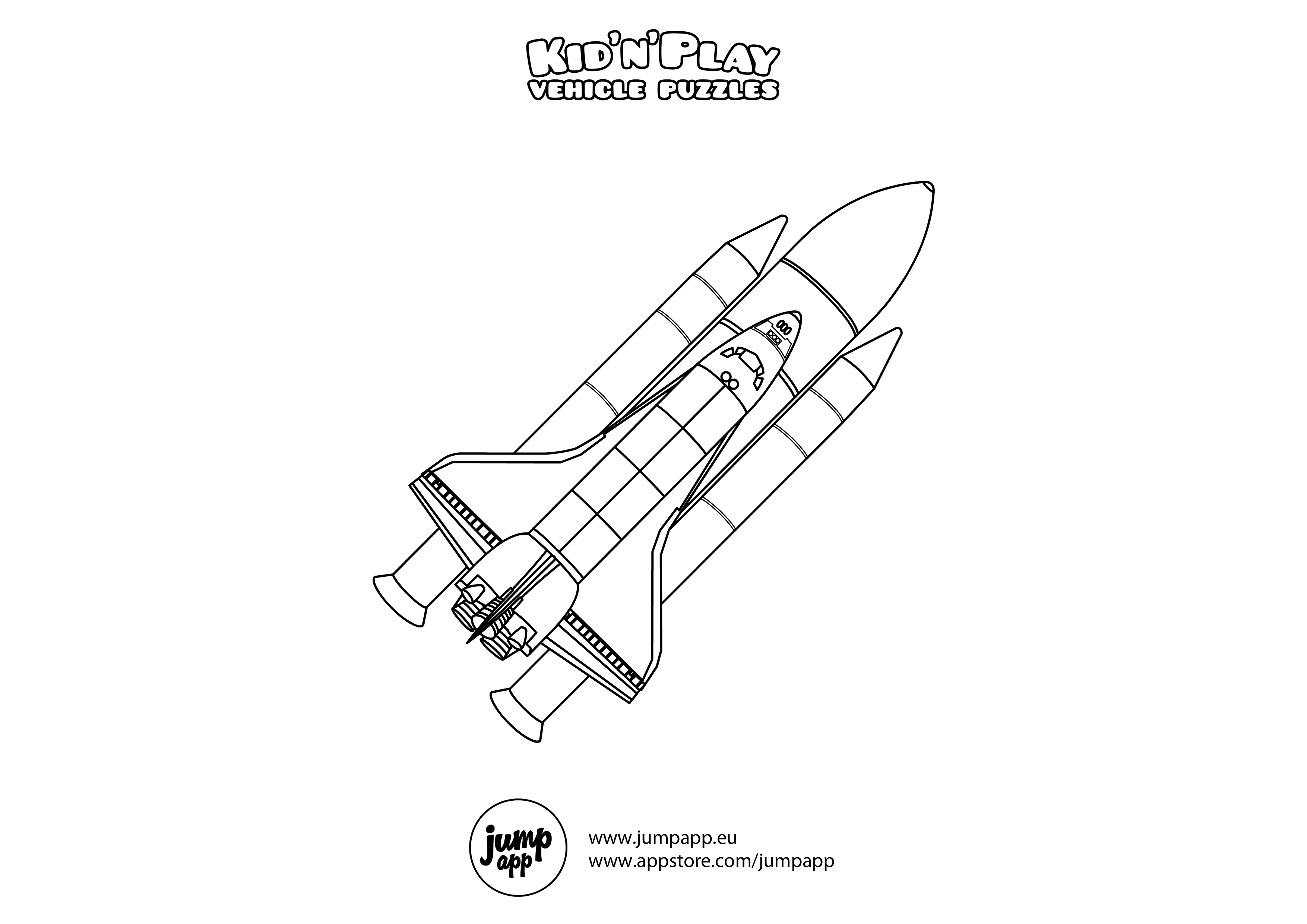 Coloring page: Spaceship (Transportation) #140511 - Free Printable Coloring Pages