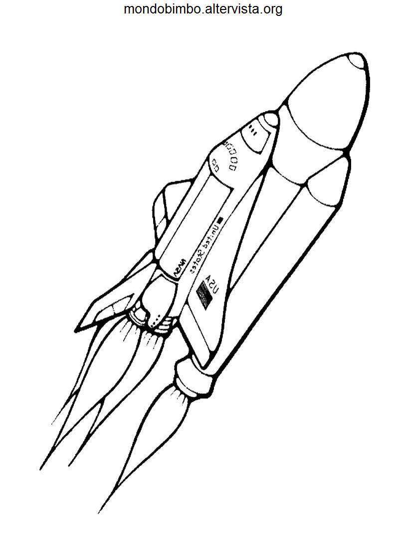 Coloring page: Spaceship (Transportation) #140521 - Free Printable Coloring Pages