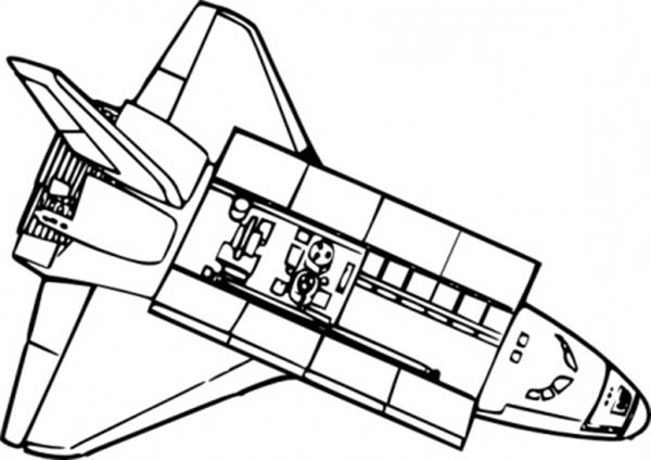 Coloring page: Spaceship (Transportation) #140522 - Free Printable Coloring Pages