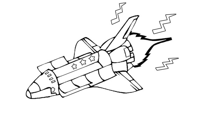 Coloring page: Spaceship (Transportation) #140524 - Free Printable Coloring Pages