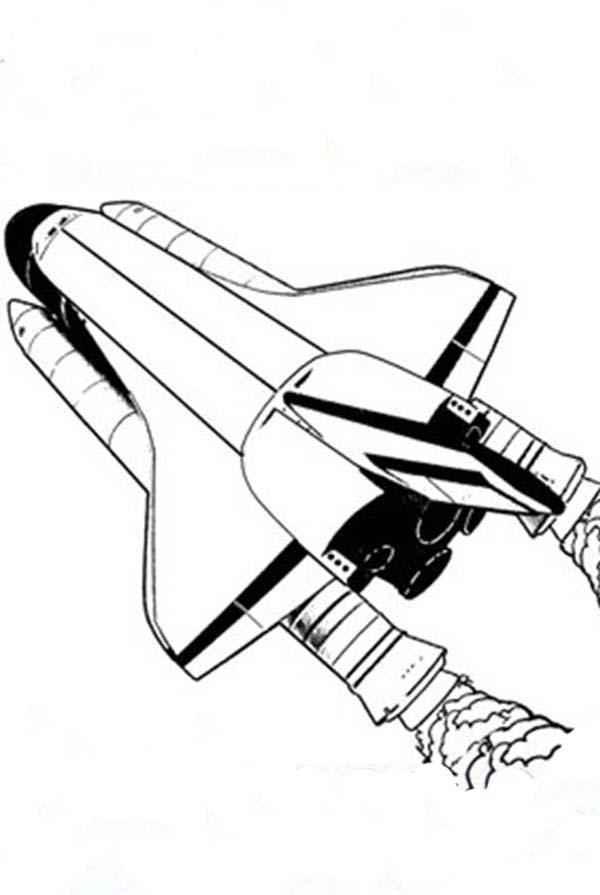 Coloring page: Spaceship (Transportation) #140553 - Free Printable Coloring Pages