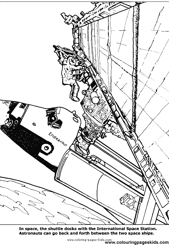 Coloring page: Spaceship (Transportation) #140565 - Free Printable Coloring Pages