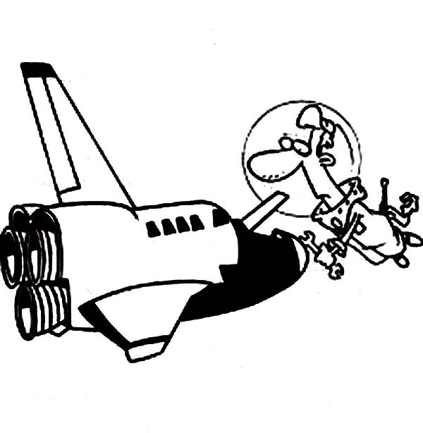 Coloring page: Spaceship (Transportation) #140607 - Free Printable Coloring Pages