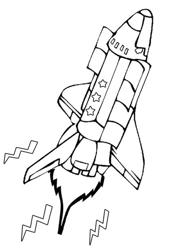 Coloring page: Spaceship (Transportation) #140615 - Free Printable Coloring Pages