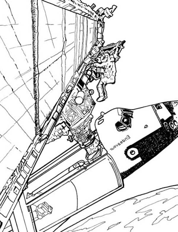 Coloring page: Spaceship (Transportation) #140618 - Free Printable Coloring Pages