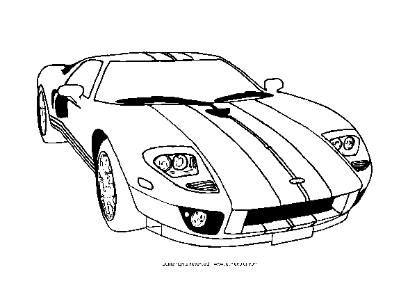Coloring page: Sports car / Tuning (Transportation) #146912 - Free Printable Coloring Pages