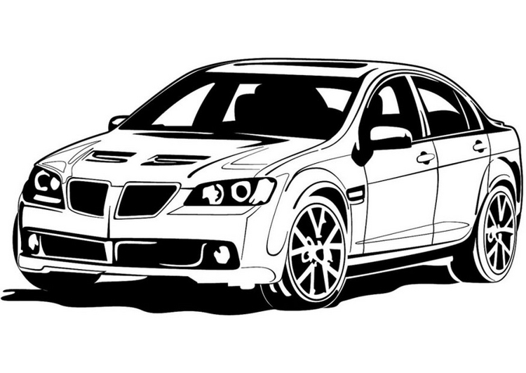 Coloring page: Sports car / Tuning (Transportation) #146920 - Free Printable Coloring Pages